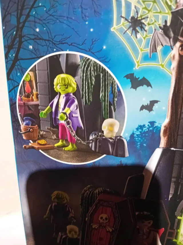 Playmobil Castillo Monstruos y carro bruja precint