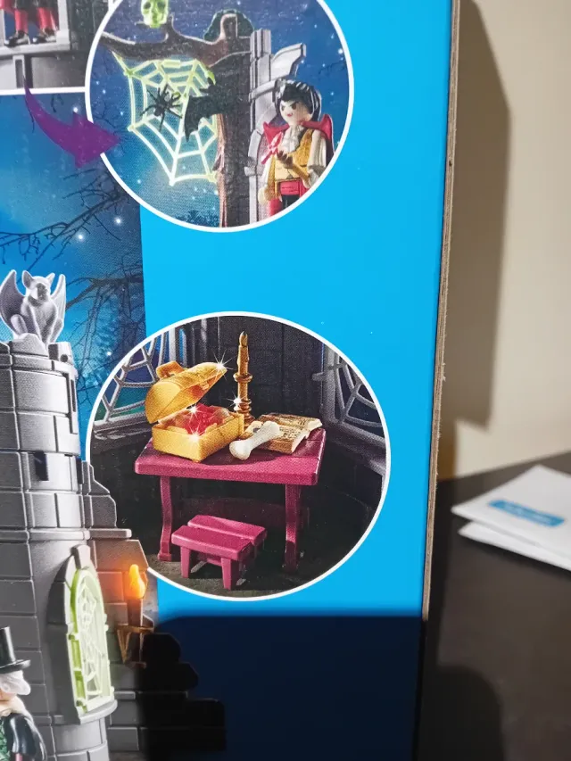 Playmobil Castillo Monstruos y carro bruja precint