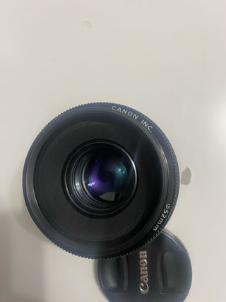 Objetivo Canon EF 50mm f/1.8 II