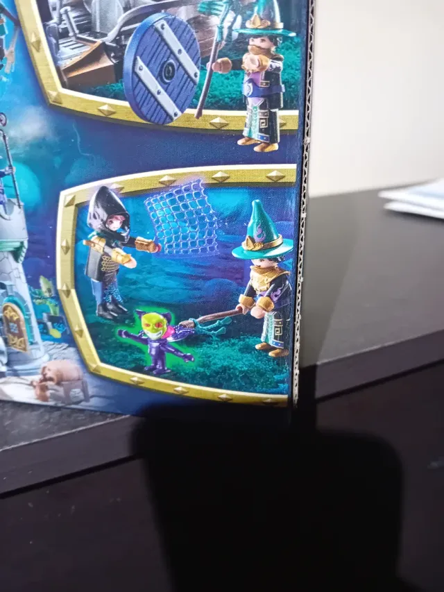 Playmobil Carro Bruja Cazademonios Caballeros