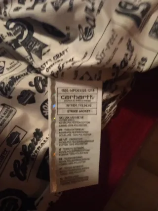 Chaqueta Carhartt Roja Talla M UNISEX