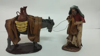Figura Belén Barro Entelado 14cm Decorarte