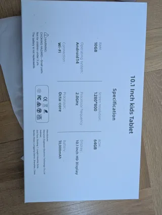 Tablet Infantil Android 10.1 64GB Azul