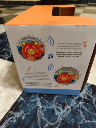 Volante infantil con luz y sonido