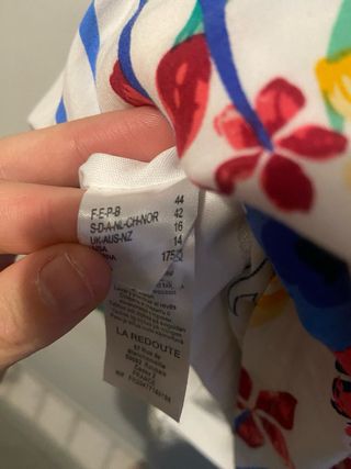 Falda larga estampada floral