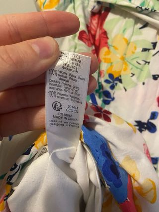 Falda larga estampada floral