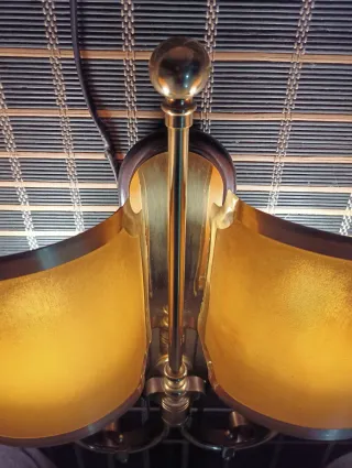 Aplique de Pared Victoriano 2 Luces Dorado