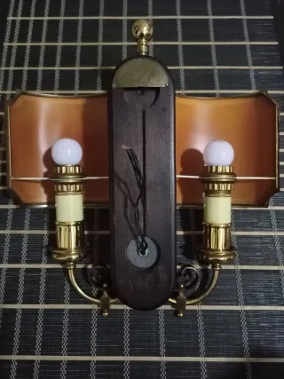 Aplique de Pared Victoriano 2 Luces Dorado