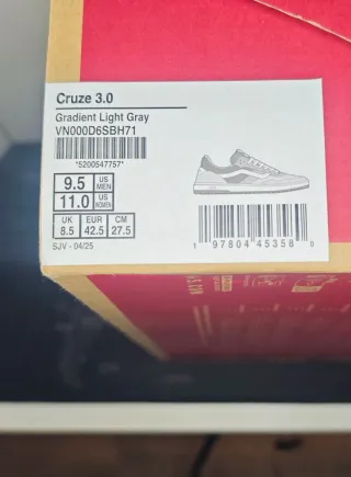 Vans Cruze 3.0 Gris y Blanco