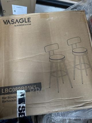 Set di 2 sgabelli da bar