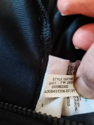 Felpa Under Armour zip nera taglia S