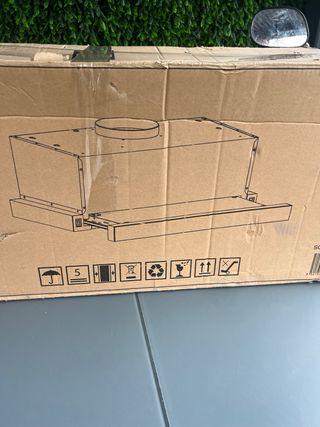 Campana de encastrar 90 cm nueva