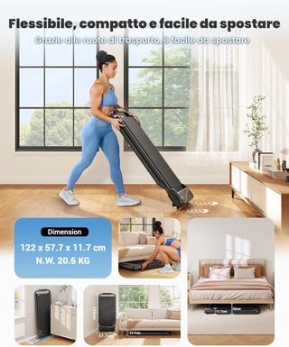 THERUN Tapis roulant per casa 10km/h