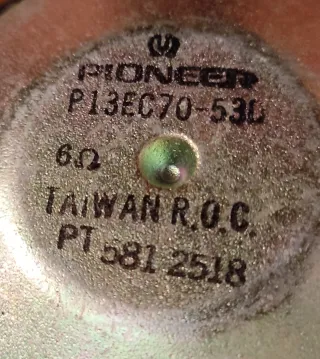 Altavoces Pioneer 3 vías Negros