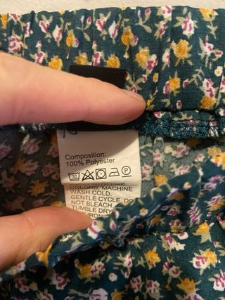 Falda larga estampada floral