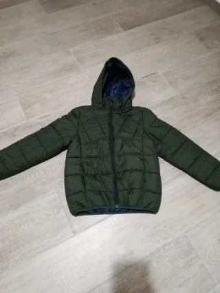 Cazadora verde niño talla 10