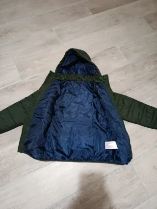 Cazadora verde niño talla 10