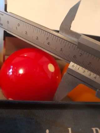 Palle da biliardo diam. 61,5 mm