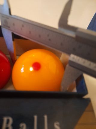 Palle da biliardo diam. 61,5 mm