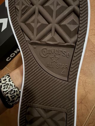 Converse plataforma blancas