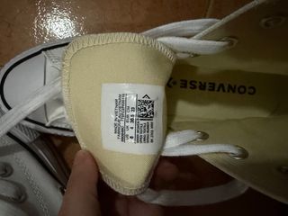 Converse plataforma blancas