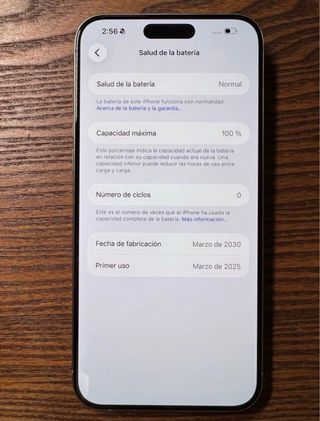 iPhone 15 Pro Max 256GB Plata