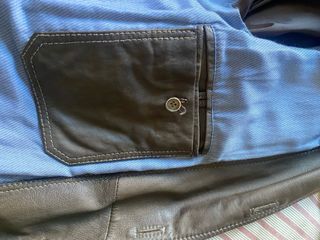 Chaqueta Piel Hombre Massimo Dutti Marrón