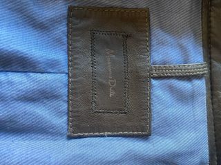 Chaqueta Piel Hombre Massimo Dutti Marrón