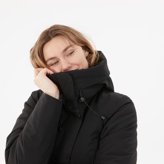 Parka de montaña y nieve impermeable Mujer Quechua NH500