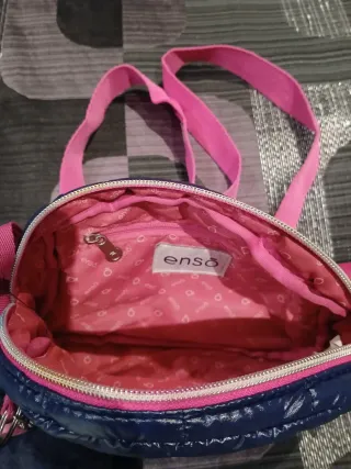 Borsa per bambini Enso blu e rosa