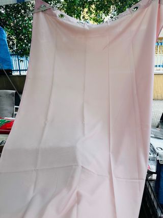 2 Tende Oxford tessuto rosa