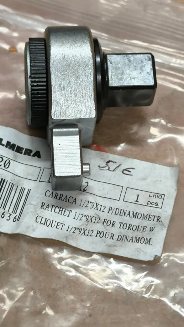 Cabezal Carraca 1/2 9x12 P/Dinamométrica