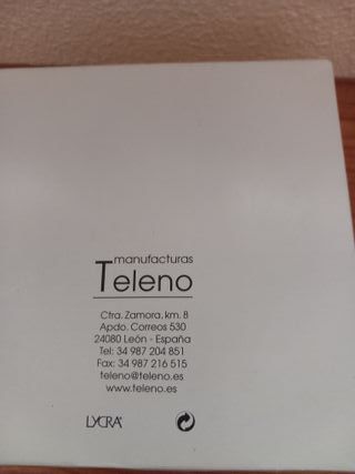 Conjunto sujetador y braga Teleno nuevo