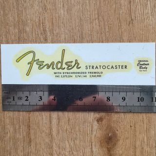 #20#Decal Fender Stratocaster 50-60´s