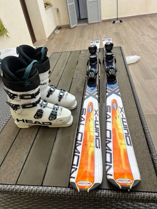 Pack Esquís Salomon X3 L162 + Botas Head