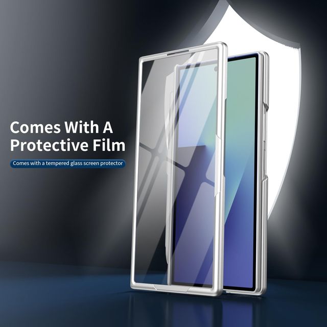 BAILI Funda MagSafe Lápiz Samsung Z Fold 6 Plata