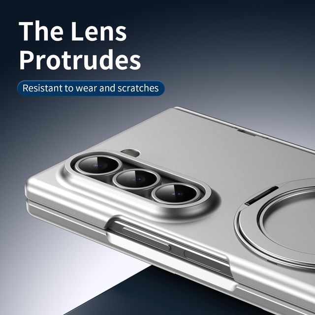 BAILI Funda MagSafe Lápiz Samsung Z Fold 6 Plata