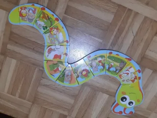 Dos juguetes de madera en muy huen estado. Puzzle