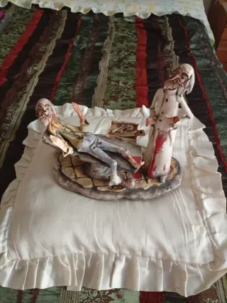 Statua Ceramica Capodimonte Dottore vintage