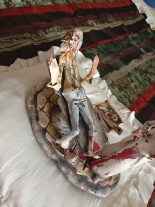 Statua Ceramica Capodimonte Dottore vintage