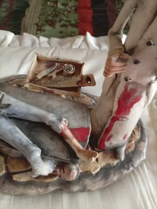 Statua Ceramica Capodimonte Dottore vintage