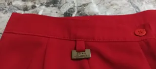 Pantalón de vestir rojo talla 40