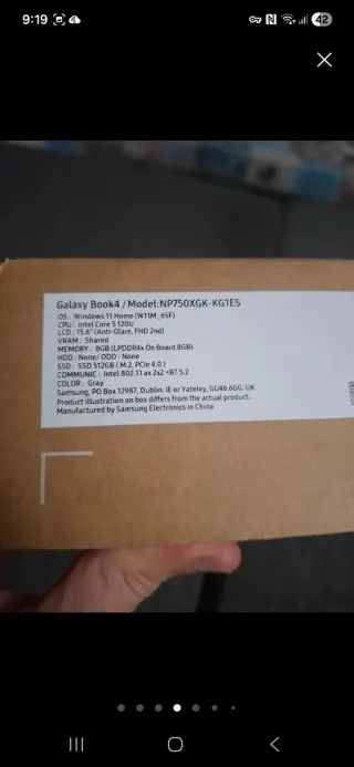 Samsung Galaxy Book 4 8GB Precintado