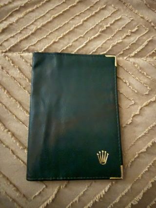 Porta carte e porta orologio Rolex vintage