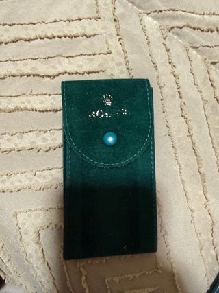 Porta carte e porta orologio Rolex vintage