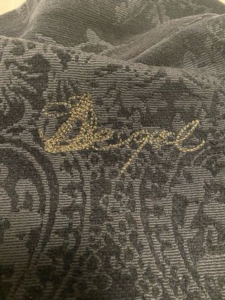 Abrigo Desigual Negro con Forro Multicolor