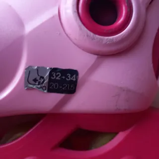 Pattini bambina rosa 32-34