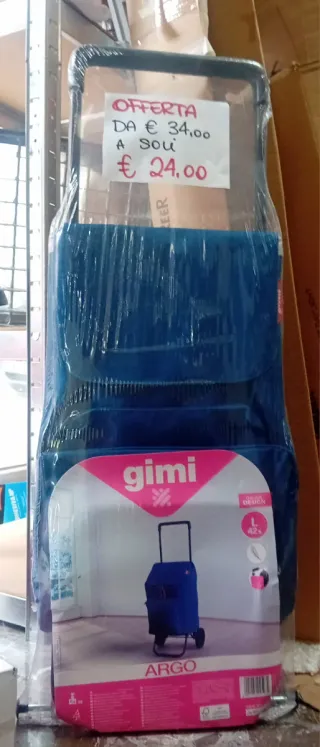 Carrello porta spesa Gimi Argo blu