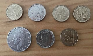 Monedas de España, pesetas