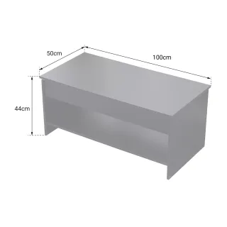 MESA BAJA ELEVABLE BLANCA HEDDA